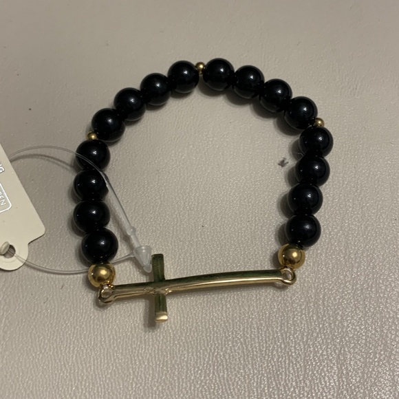 Gold and Turquoise Women's Bracelet Set - Picture 2 of 5